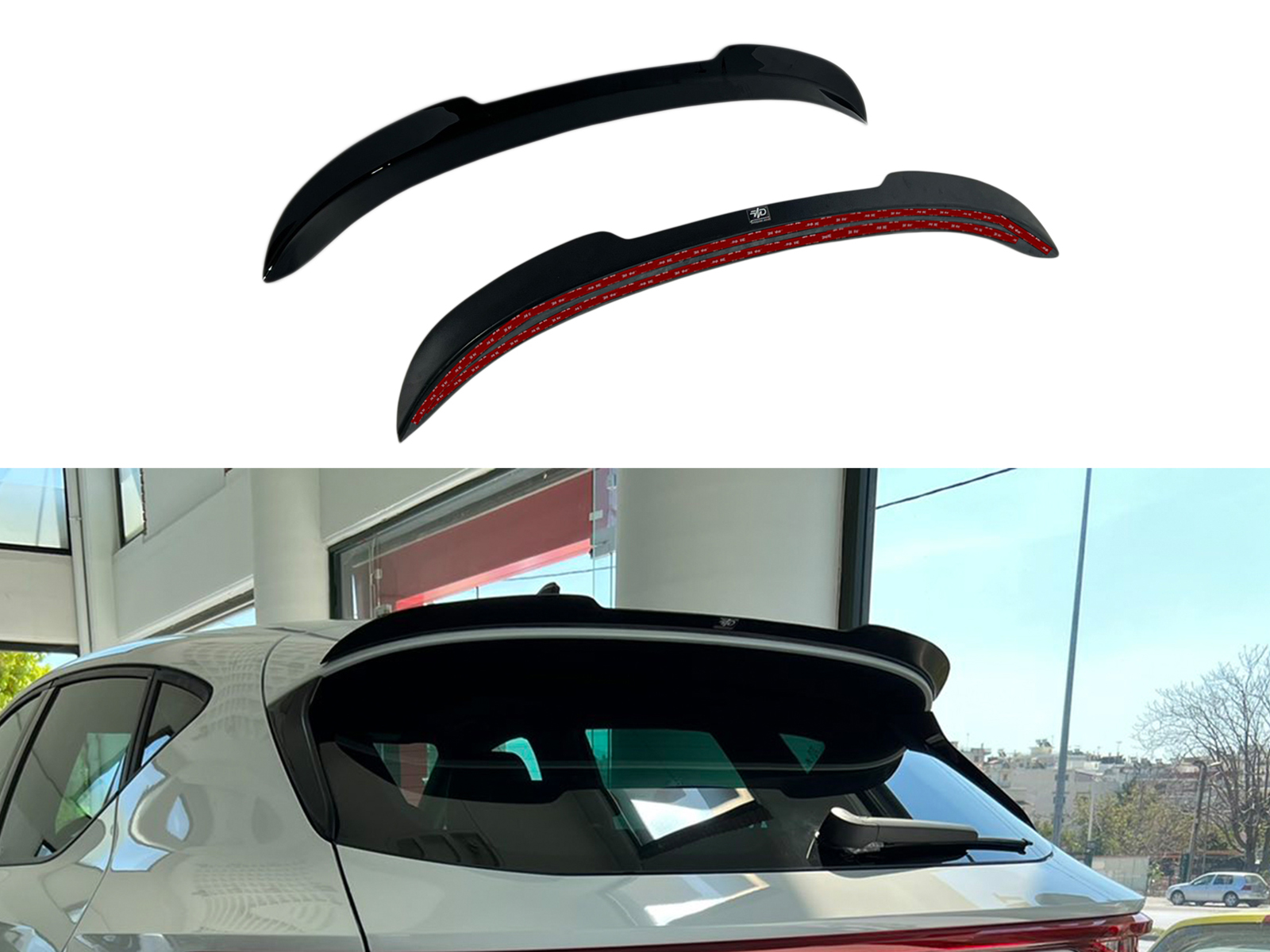 Spoiler Cap Seat Leon FR MK4 / Cupra Leon Mk1 Hatchback (2020-) Επιπρόσθετη Αεροτομή Seat Leon FR MK4 / Cupra Leon Mk1 Hatchback (2020-)