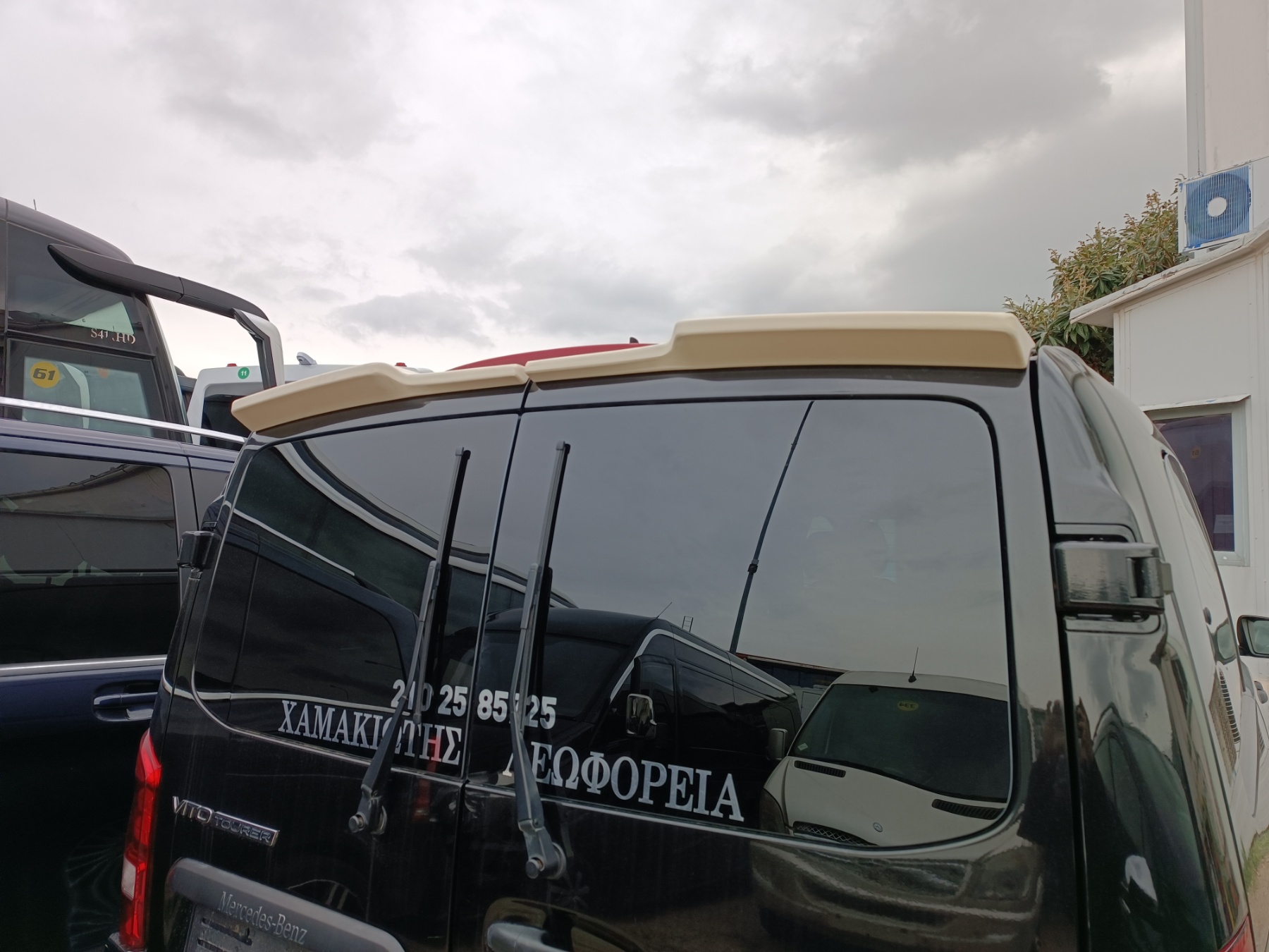 Roof Spoiler Barn Doors Mercedes Vito W447 (2014-) Αεροτομή Οροφής Διπλή Πόρτα Mercedes Vito W447 (2014-)