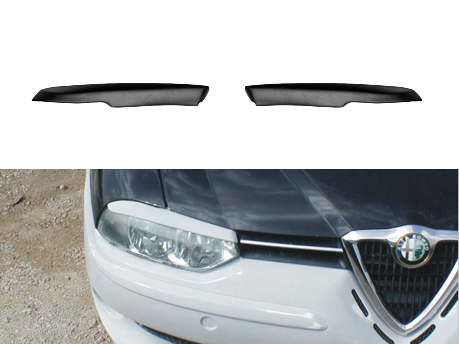 Eyebrows Alfa Romeo 156 (1996-2003) Φρυδάκια Alfa Romeo 156 (1996-2003)