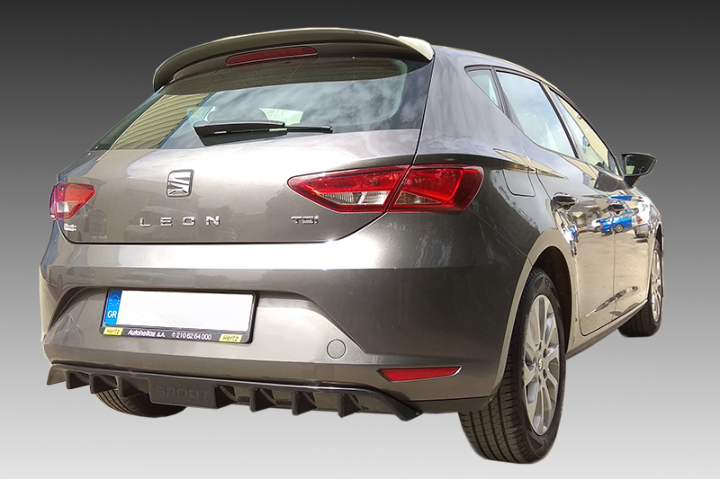Rear Diffuser Seat Leon Mk3 5-doors (2012-2017) Πίσω Διαχύτης Seat Leon Mk3 5-doors (2012-2017)