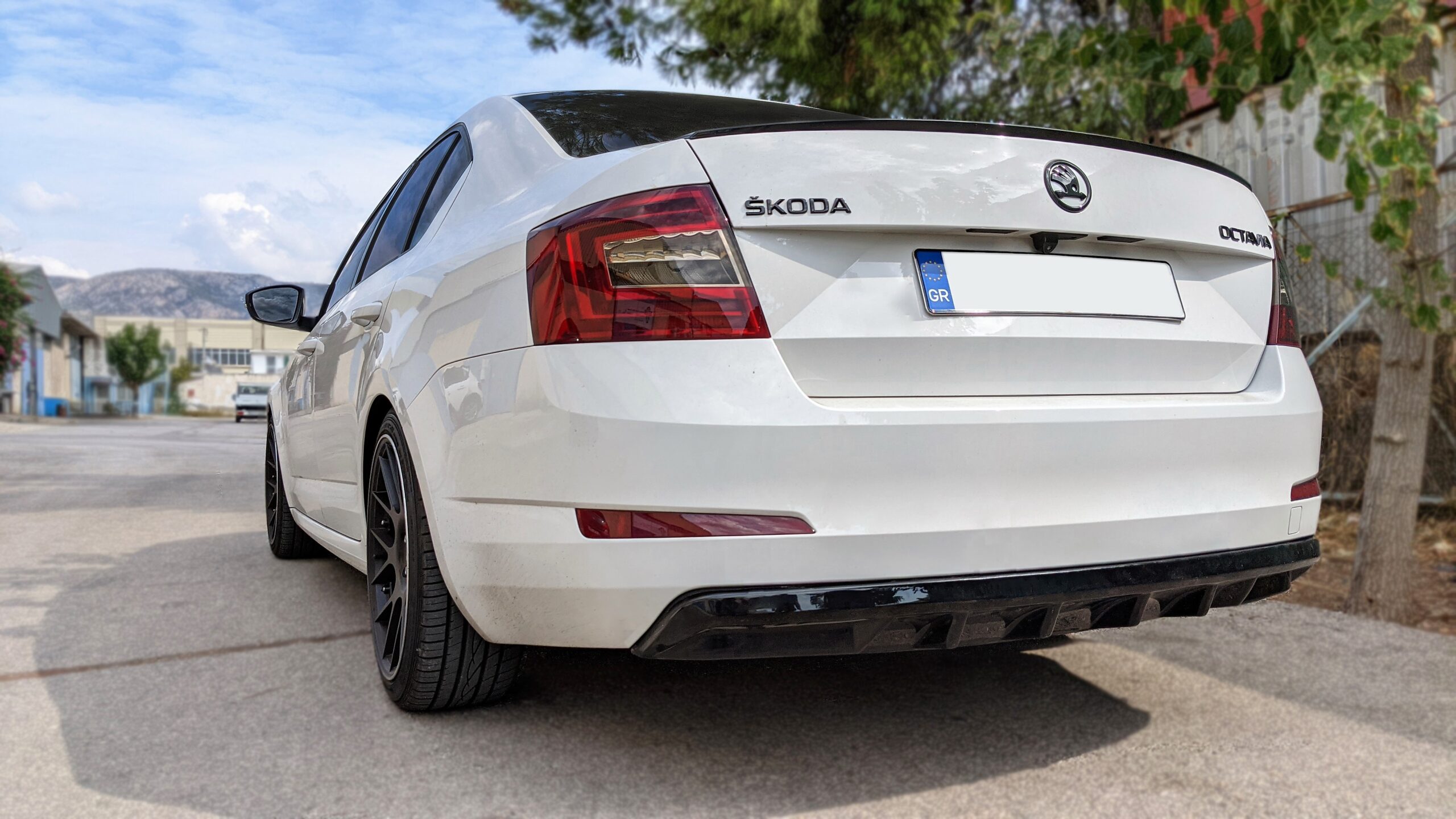 Rear Diffuser Skoda Octavia Mk3 (2013-2017) Πίσω Διαχύτης Skoda Octavia Mk3 (2013-2017)