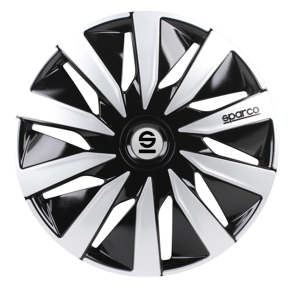 Τάσια Τροχών Lazio 15" μαύρο- ασημί 4τμχ Sparco Τάσια Τροχών Lazio 15" μαύρο- ασημί 4τμχ Sparco