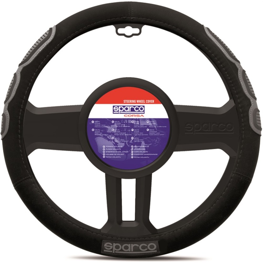 Κάλυμμα Τιμονιού Συνθετικό Sport Line μαύρο 1τμχ Sparco Κάλυμμα Τιμονιού Συνθετικό Sport Line μαύρο 1τμχ Sparco