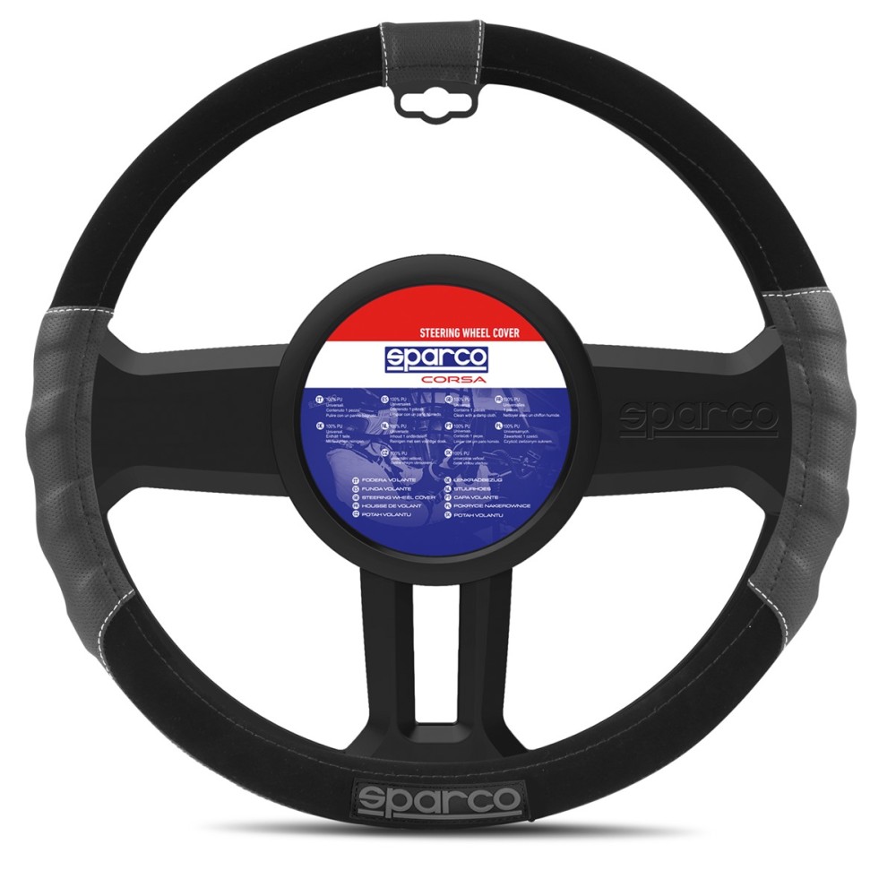 Κάλυμμα Τιμονιού Συνθετικό Sport Line μαύρο 1τμχ Sparco Κάλυμμα Τιμονιού Συνθετικό Sport Line μαύρο 1τμχ Sparco
