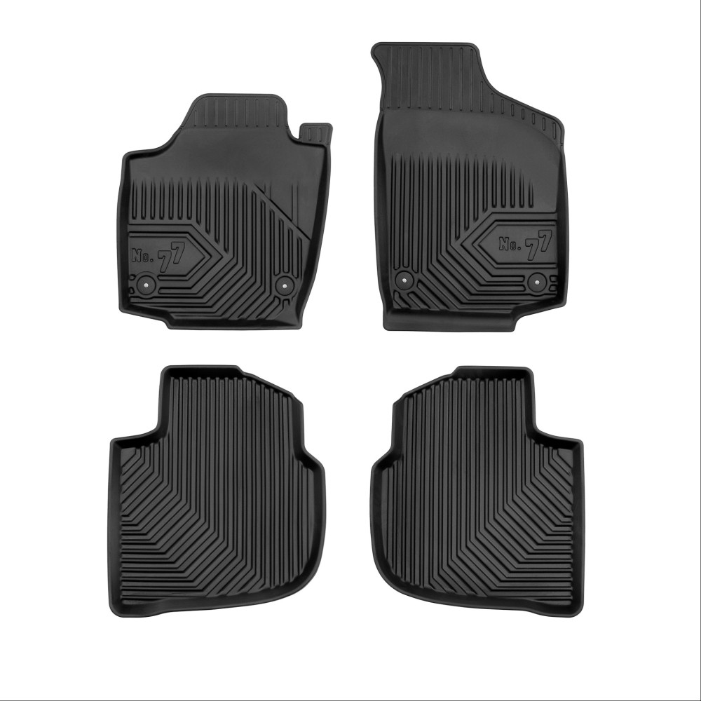 Πατάκια Αυτοκινήτου No77 Σκαφάκια για Seat Toledo 2012-2018 Skoda Rapid 2012-2019 4τμχ Frogum Πατάκια Αυτοκινήτου No77 Σκαφάκια για Seat Toledo 2012-2018 Skoda Rapid 2012-2019 4τμχ Frogum