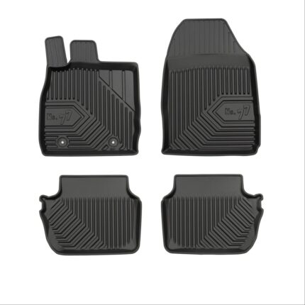 Πατάκια Αυτοκινήτου No77 Σκαφάκια για Ford Fiesta 2008-2017 4τμχ Frogum