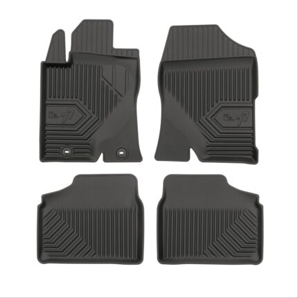 Πατάκια Αυτοκινήτου No77 Σκαφάκια για Toyota Avensis 2002-2009 4τμχ Frogum