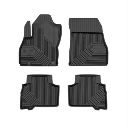 Πατάκια Αυτοκινήτου No77 Σκαφάκια για Fiat Qubo 2008-2020 4τμχ Frogum