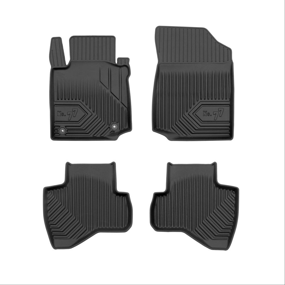 Πατάκια Αυτοκινήτου No77 Σκαφάκια για Peugeot 107 2005-2014 4τμχ Frogum Πατάκια Αυτοκινήτου No77 Σκαφάκια για Peugeot 107 2005-2014 4τμχ Frogum