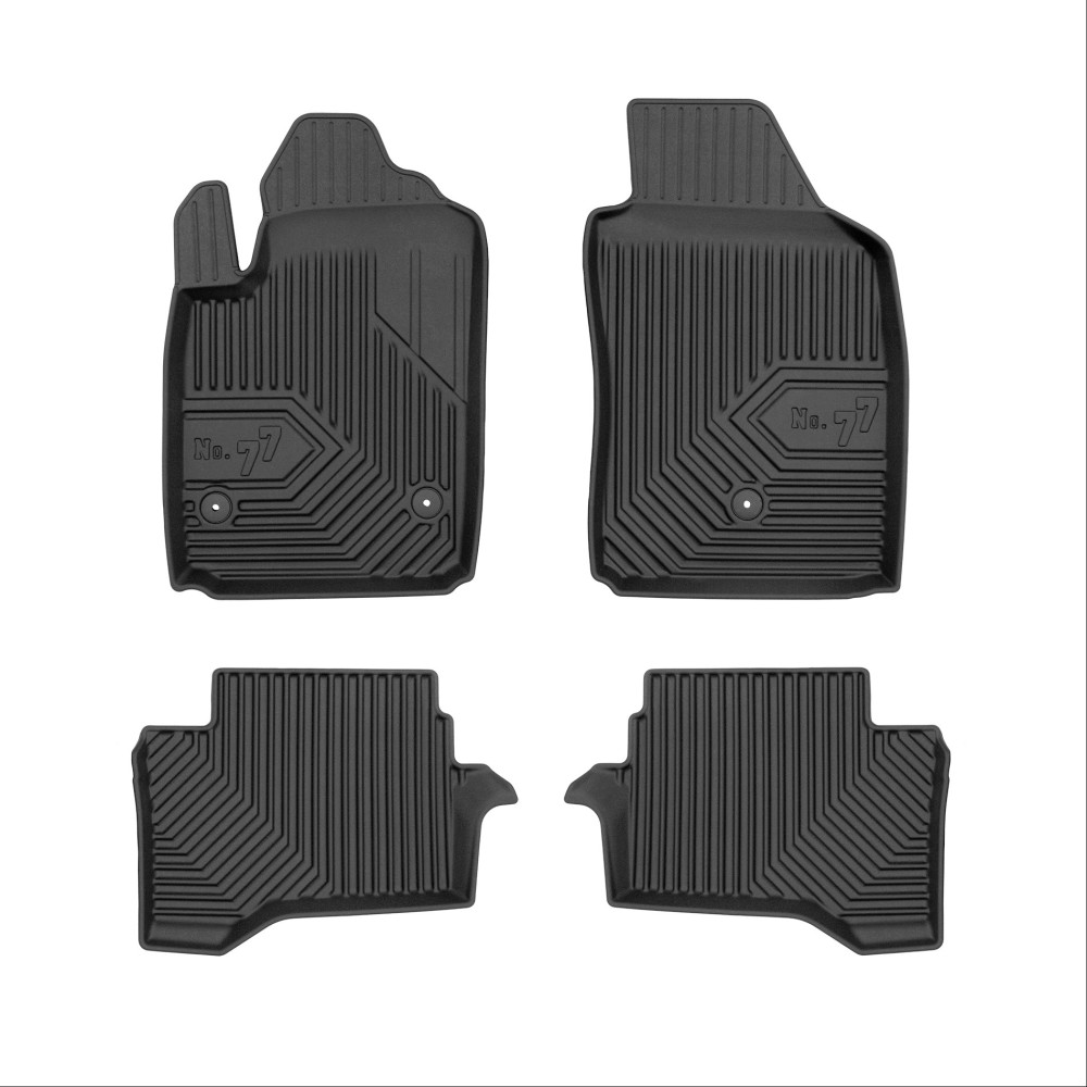 Πατάκια Αυτοκινήτου No77 Σκαφάκια για Fiat 500e 2015-2020 4τμχ Frogum Πατάκια Αυτοκινήτου No77 Σκαφάκια για Fiat 500e 2015-2020 4τμχ Frogum