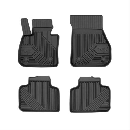 Πατάκια Αυτοκινήτου No77 Σκαφάκια για Mini Countryman F60 2016-2024 4τμχ Frogum