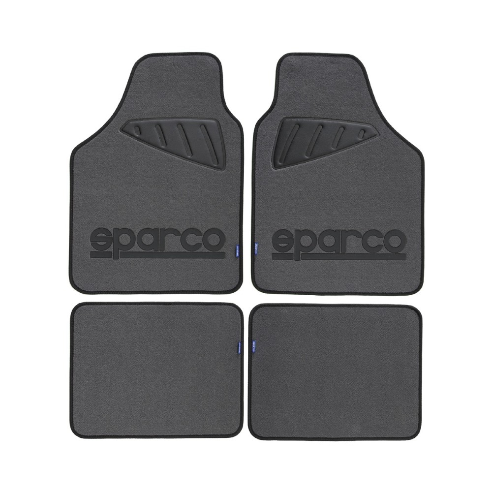 Μοκέτα Γκρι με Μαύρο logo 4τμχ Sparco Μοκέτα Γκρι με Μαύρο logo 4τμχ Sparco