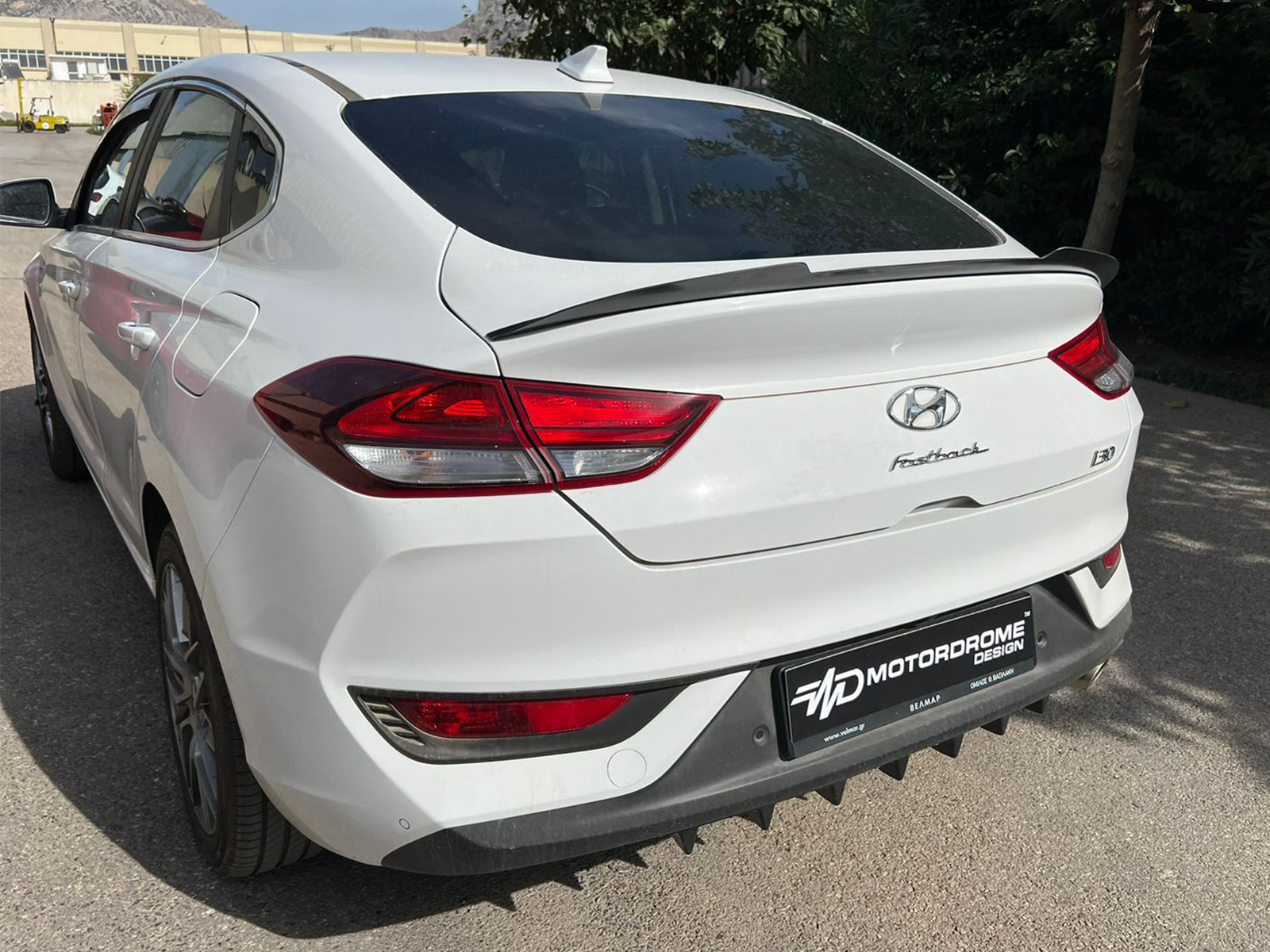 Spoiler Cap Hyundai i30 Mk3 Fastback (2016-) Αεροτομή Hyundai i30 Mk3 Fastback (2016-)