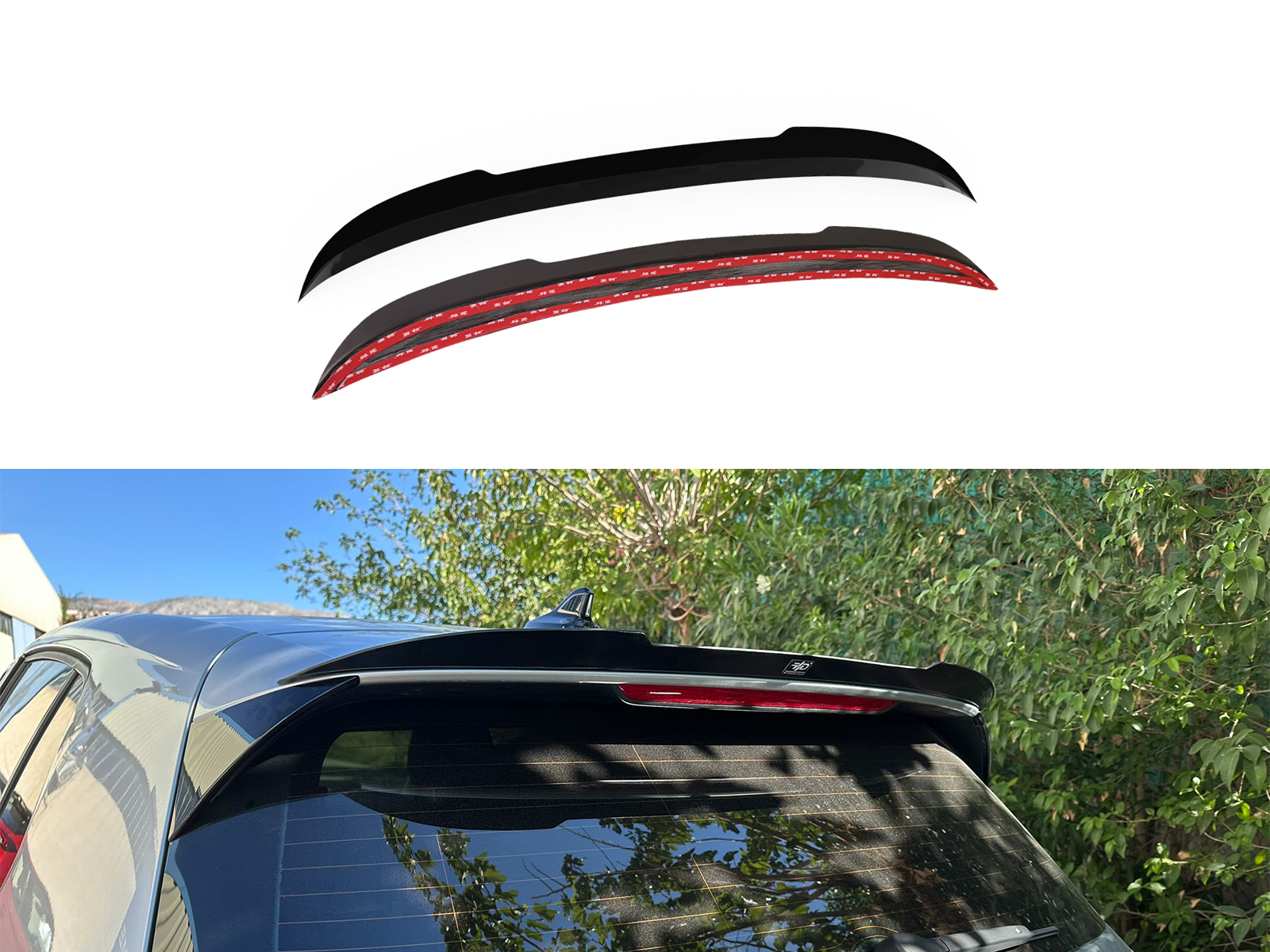 Spoiler Cap Volkswagen Golf Mk8 / Mk8 Facelift Standard / R-Line / GTE Επιπρόσθετη Αεροτομή Volkswagen Golf Mk8 / Mk8 Facelift Standard / R-Line / GTE