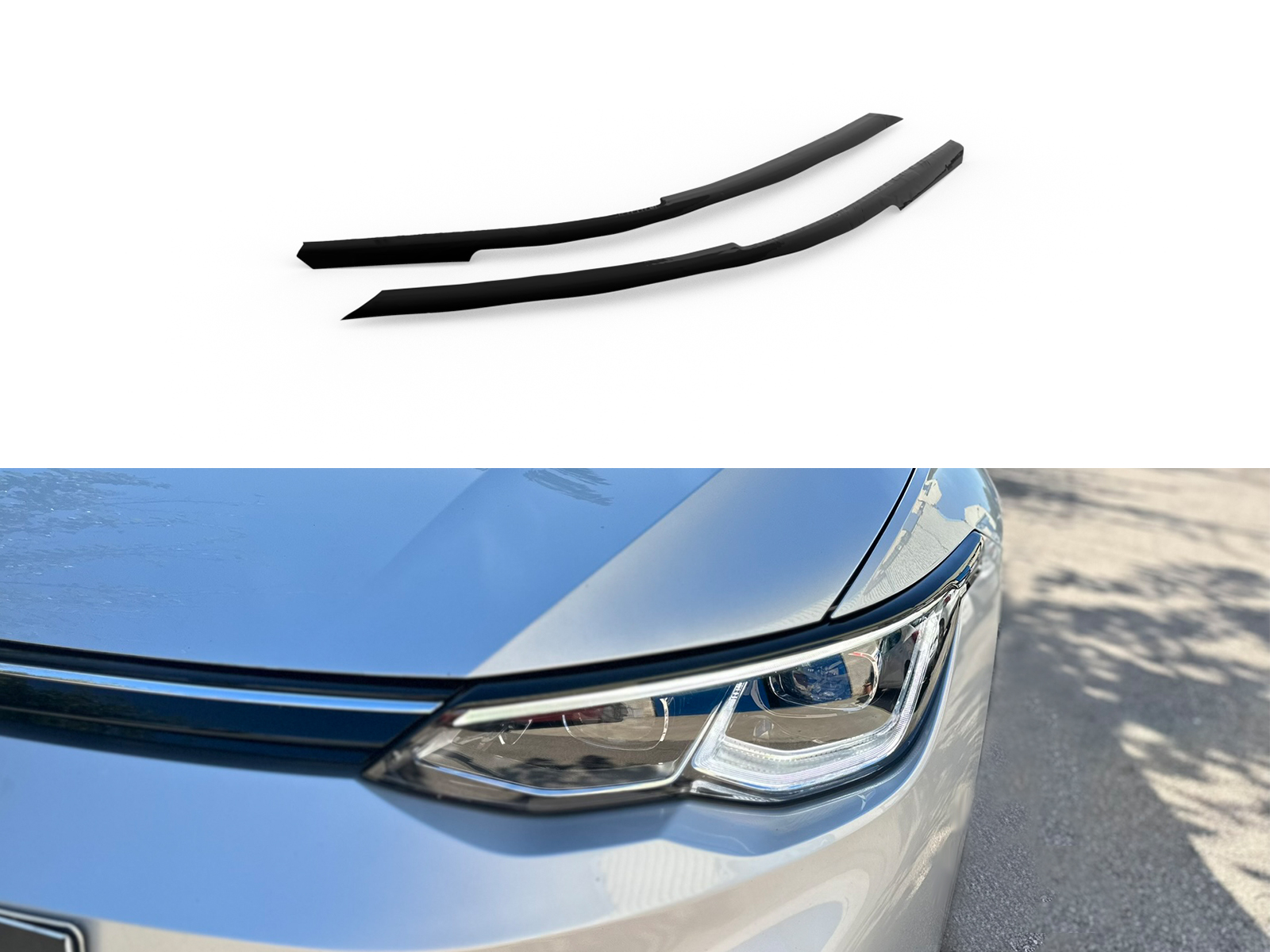 Eyebrows Volkswagen Golf Mk8 (2019-) Φρυδάκια Volkswagen Golf Mk8 (2019-)