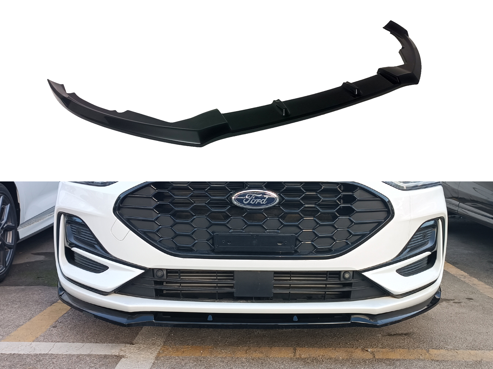 Front Splitter V.2 Ford Focus Mk4 ST / ST-Line (2018-) Εμπρός Σπλίτερ V.2 Ford Focus Mk4 ST / ST-Line (2018-)