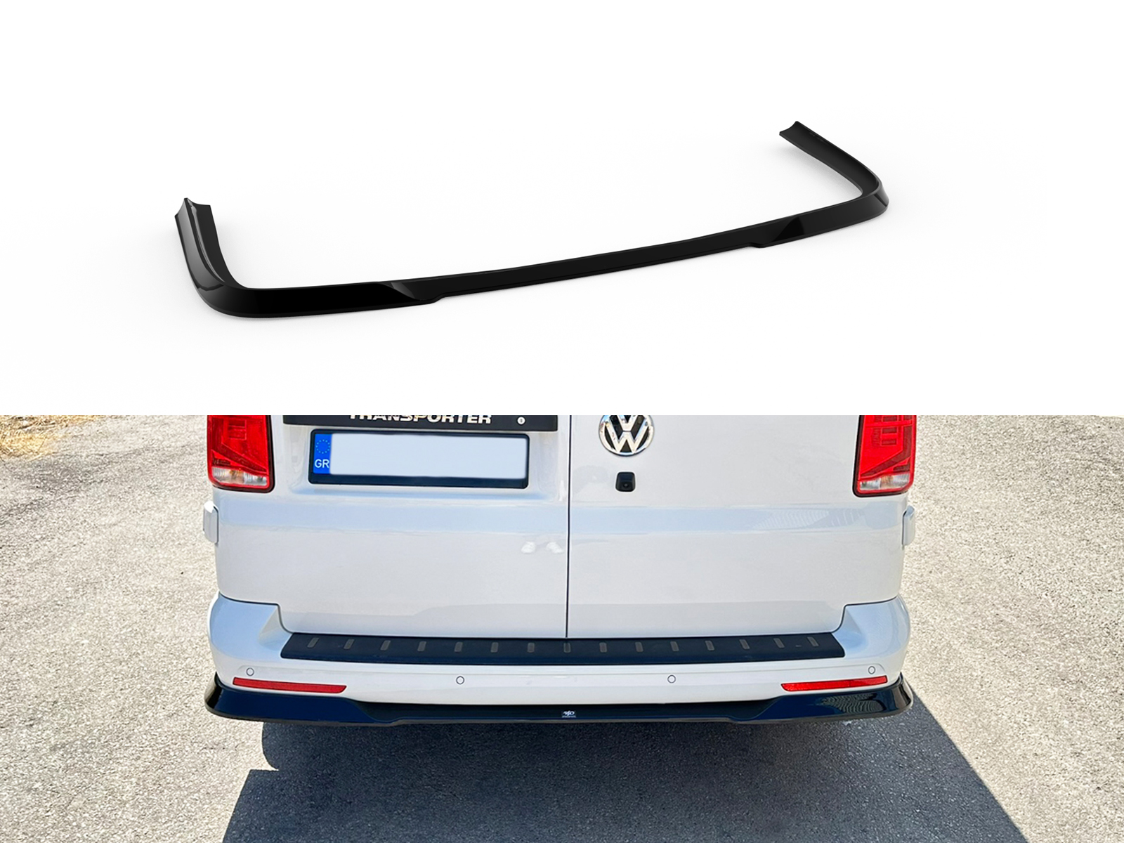 Rear Splitter Volkswagen T6.1 Long Πίσω Σπλίτερ Μακρύ Volkswagen T6.1