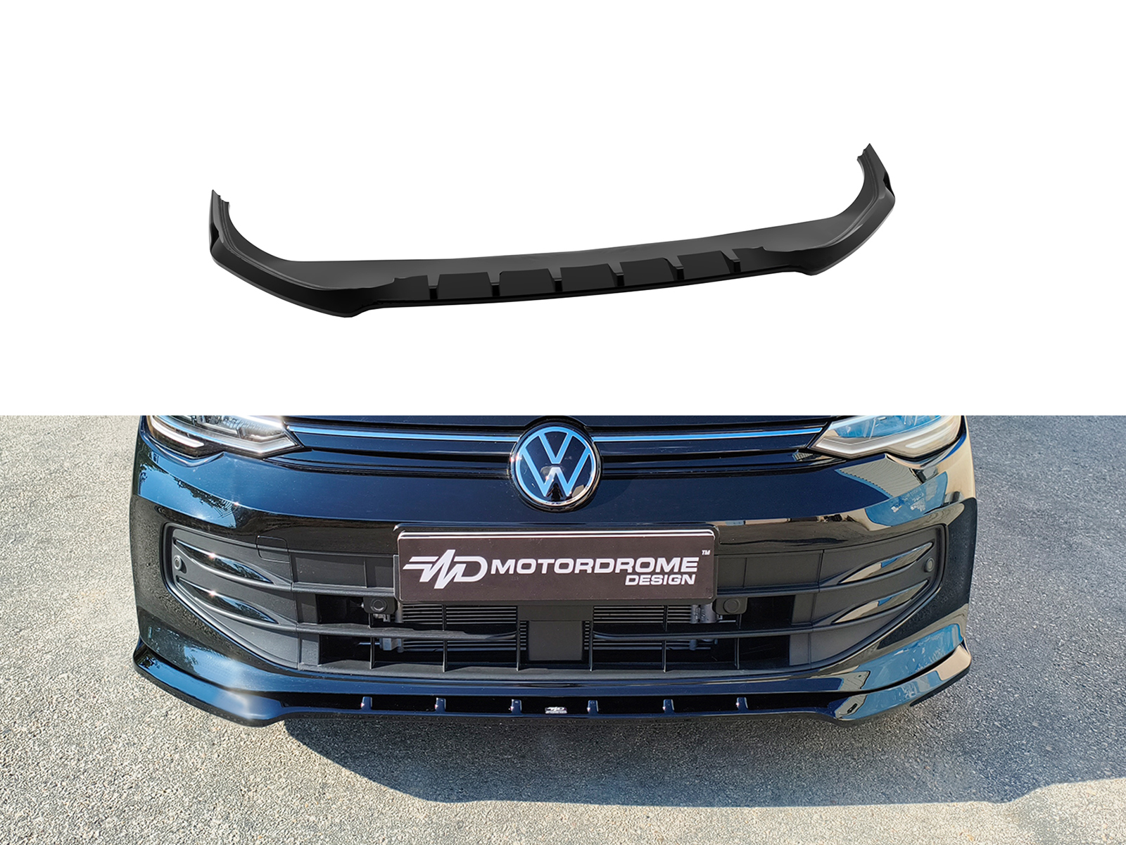 Front Splitter Volkswagen Golf Mk8 Facelift Εμπρός Σπλίτερ Volkswagen Golf Mk8 Facelift