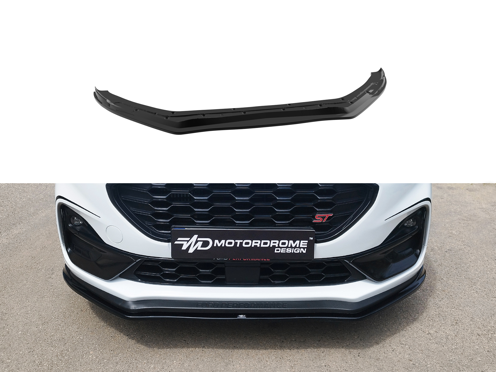 Front Splitter Ford Puma ST (2019-) Εμπρός Σπλίτερ Ford Puma ST (2019-)