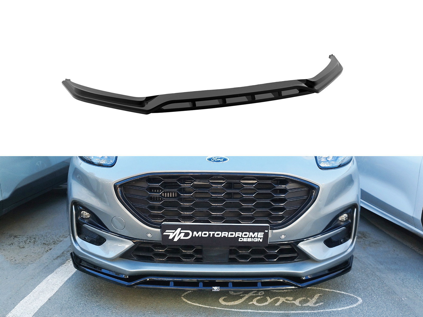 Front Splitter V.2 Ford Puma ST-Line (2019-) Εμπρός Σπλίτερ V.2 Ford Puma ST-Line (2019-)