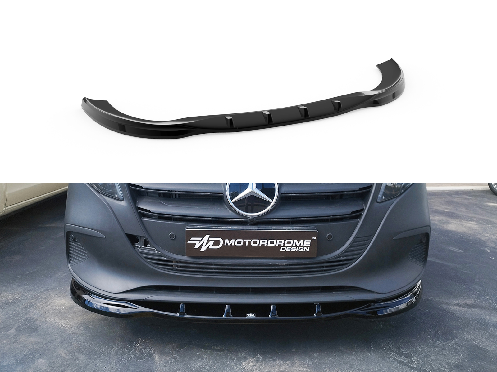 Front Splitter Mercedes Vito W447 Facelift (2024-) Εμπρός Σπλίτερ Mercedes Vito W447 Facelift (2024-)
