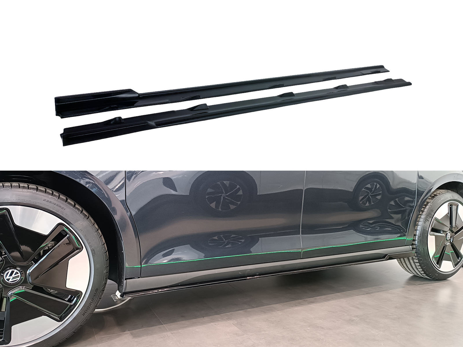 Side skirts Extensions Volkswagen ID. Buzz (2022-) Επιπρόσθετα Μαρσπιέ Volkswagen ID. Buzz (2022-)