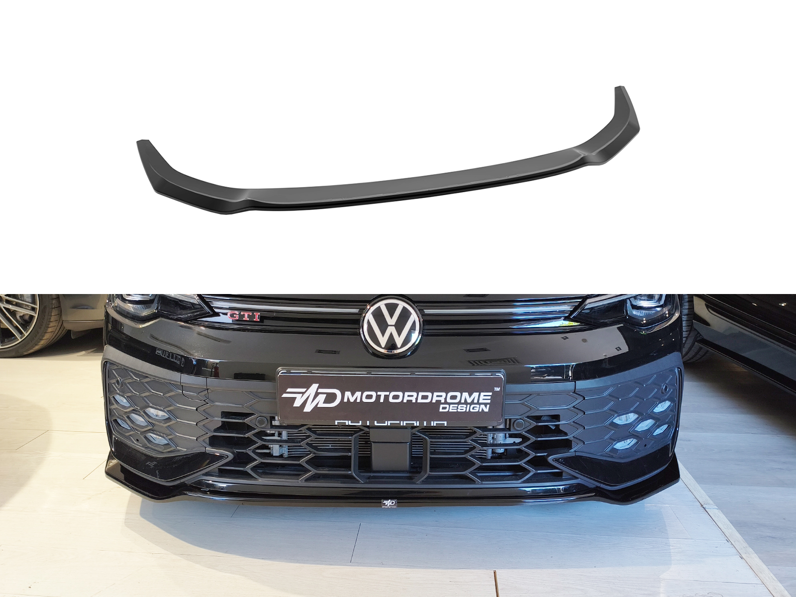 Front Splitter V.2 Volkswagen Golf Mk8 Facelift GTI / GTE / R-Line Εμπρός Σπλίτερ V.2 Volkswagen Golf Mk8 Facelift GTI / GTE / R-Line