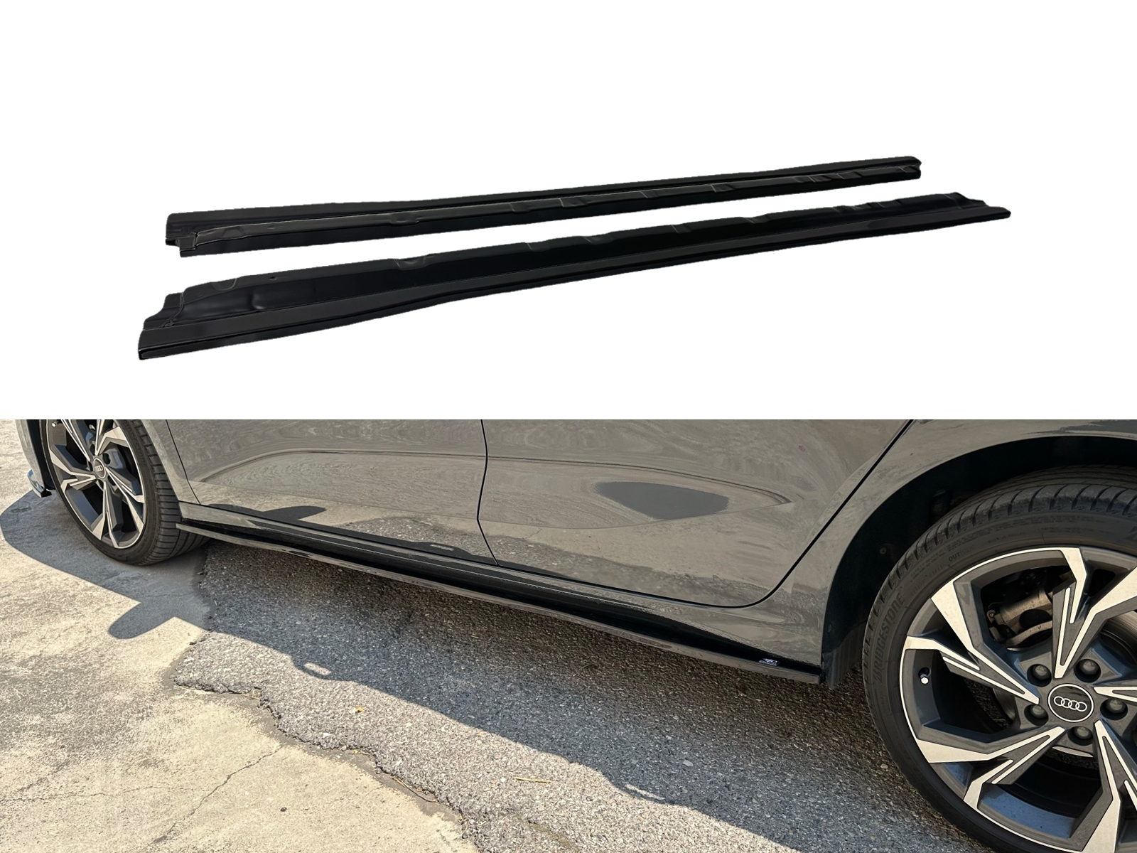 Side Skirts Extensions Audi A3 8Y (2020-) Επιπρόσθετα Μαρσπιέ Audi A3 8Y (2020-)