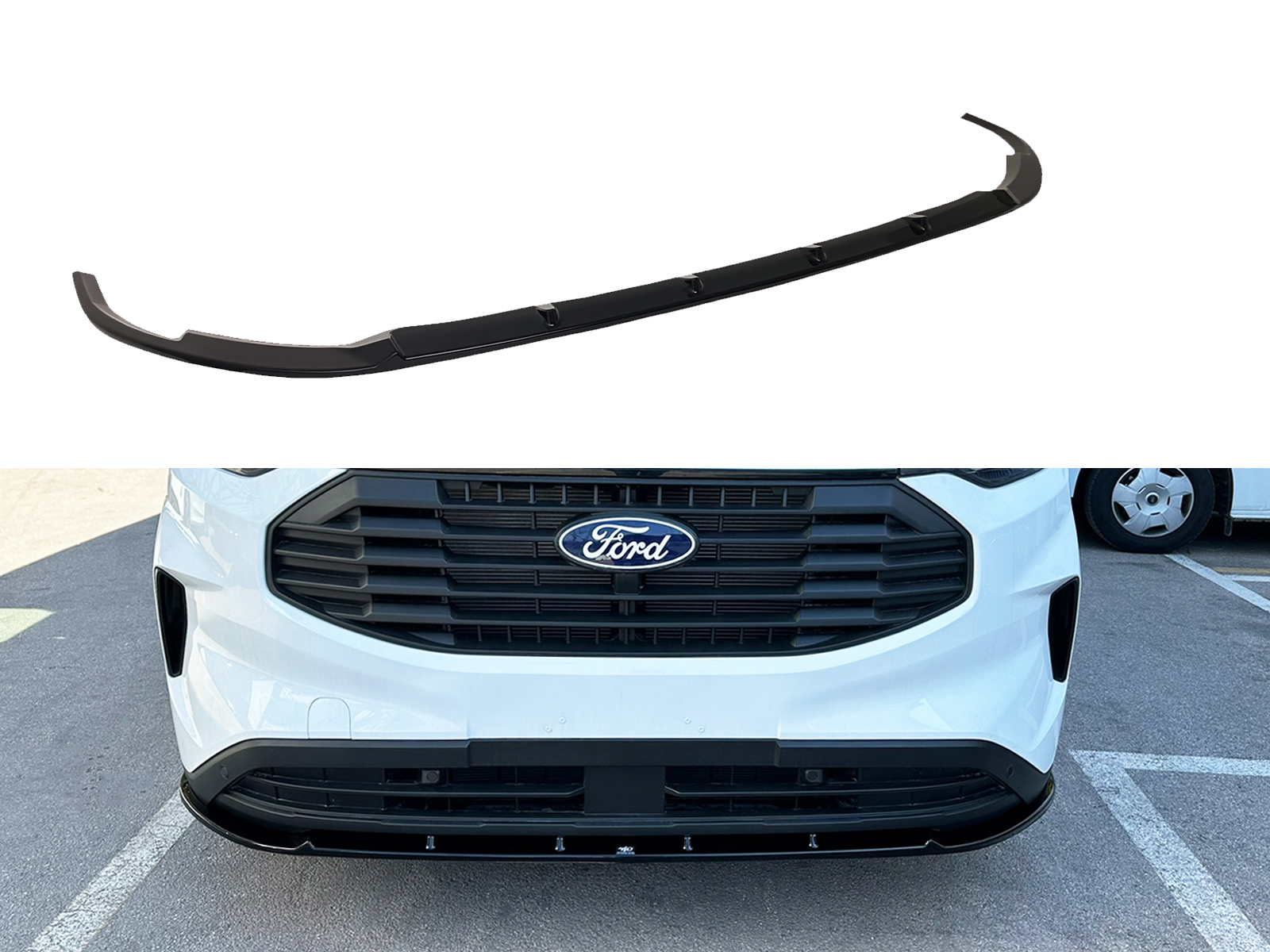Front Splitter V.1 Ford Transit Custom / Tourneo Mk2 (2023-) Εμπρός Σπλίτερ V.1 Ford Transit Custom / Tourneo Mk2 (2023-)
