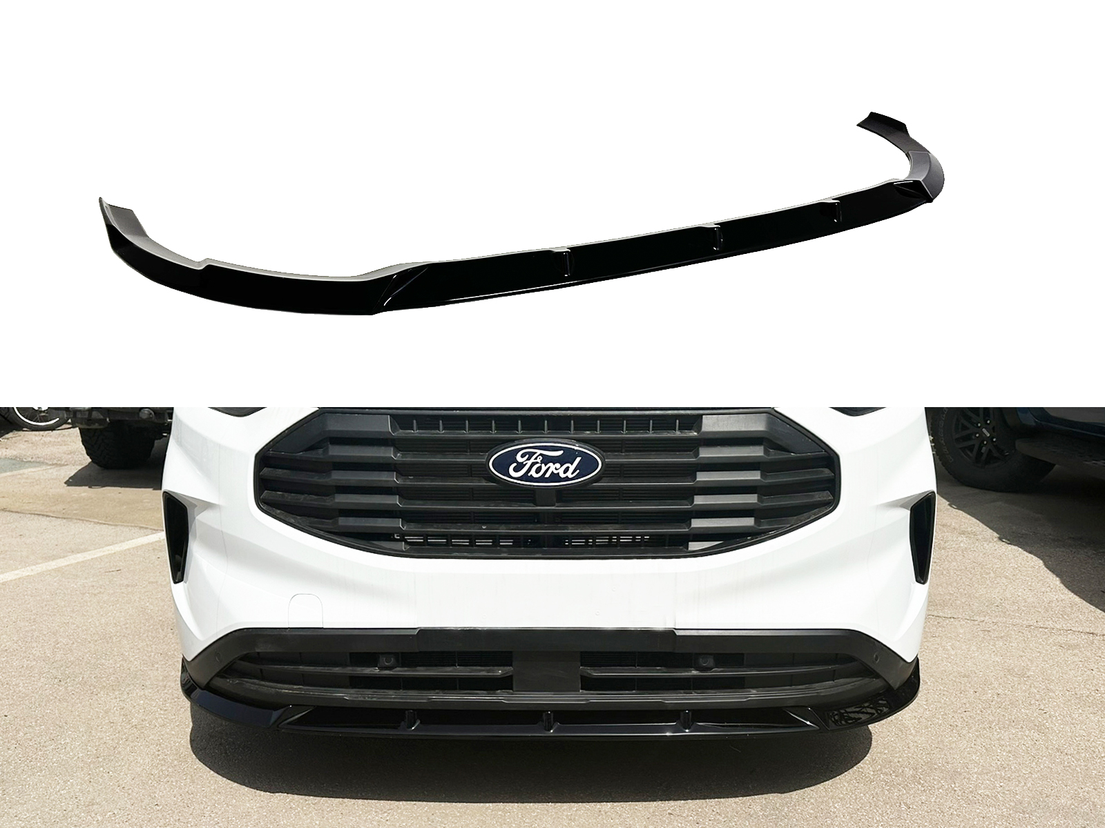 Front Splitter V.2 Ford Transit Custom / Tourneo Mk2 (2023-) Εμπρός Σπλίτερ V.2 Ford Transit Custom / Tourneo Mk2 (2023-)