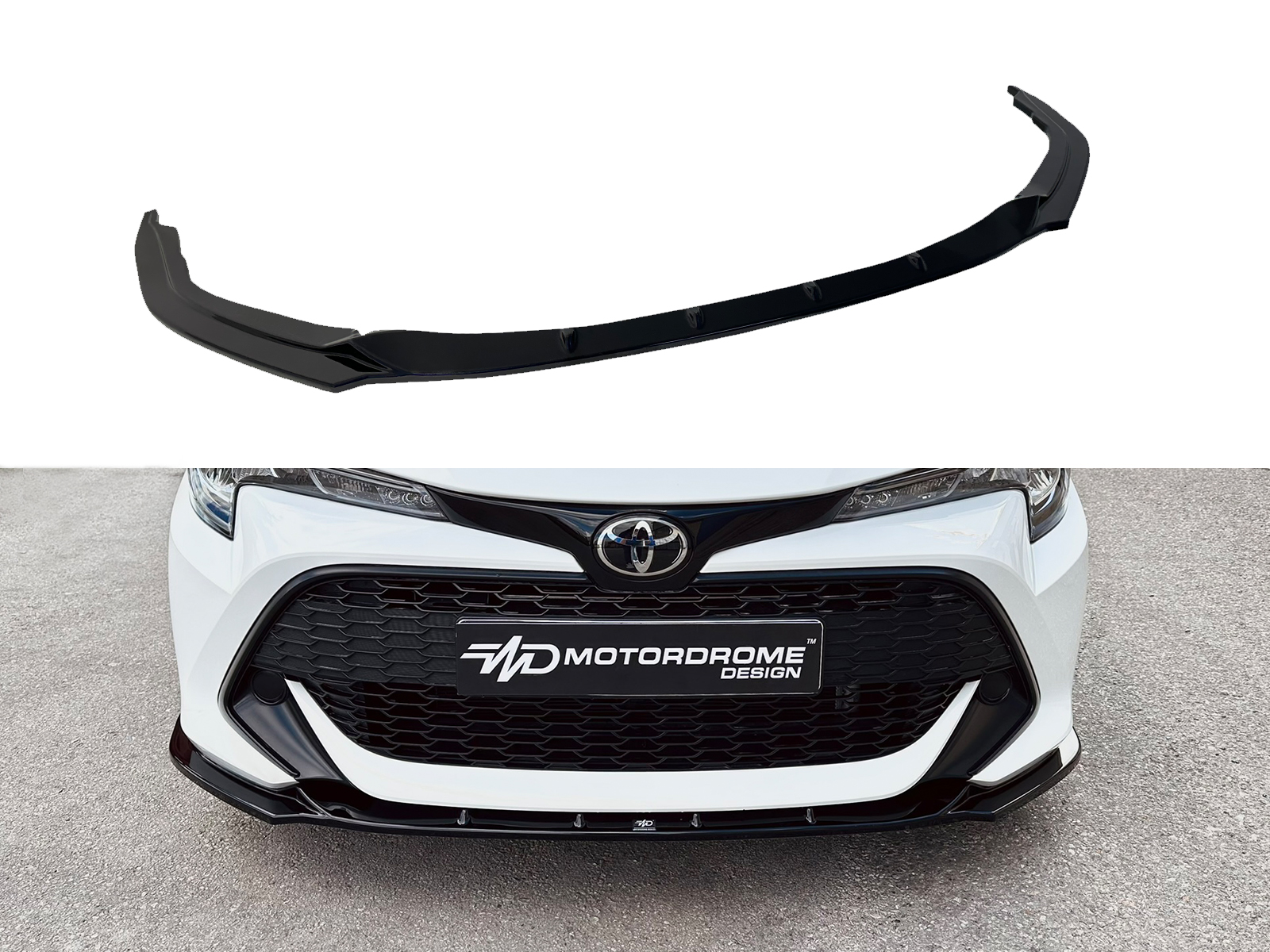 Front Splitter Toyota Corolla Mk12 Hatchback / Touring Sports (2018-) Εμπρός Σπλίτερ Toyota Corolla Mk12 Hatchback / Touring Sports (2018-)