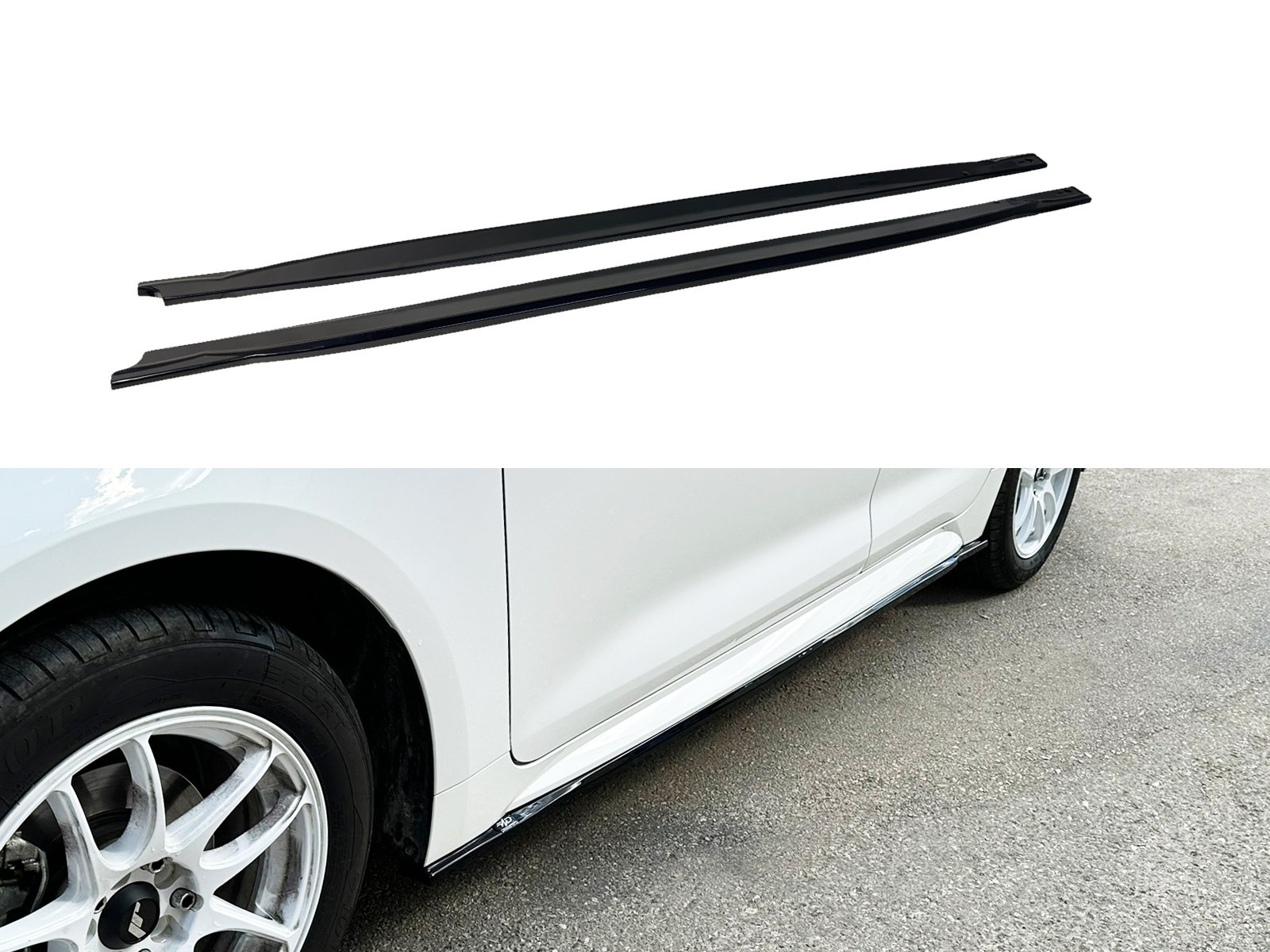 Side Skirts Extensions Toyota Corolla Mk12 Hatchback (2018-) Επιπρόσθετα Μαρσπιέ Toyota Corolla Mk12 Hatchback (2018-)