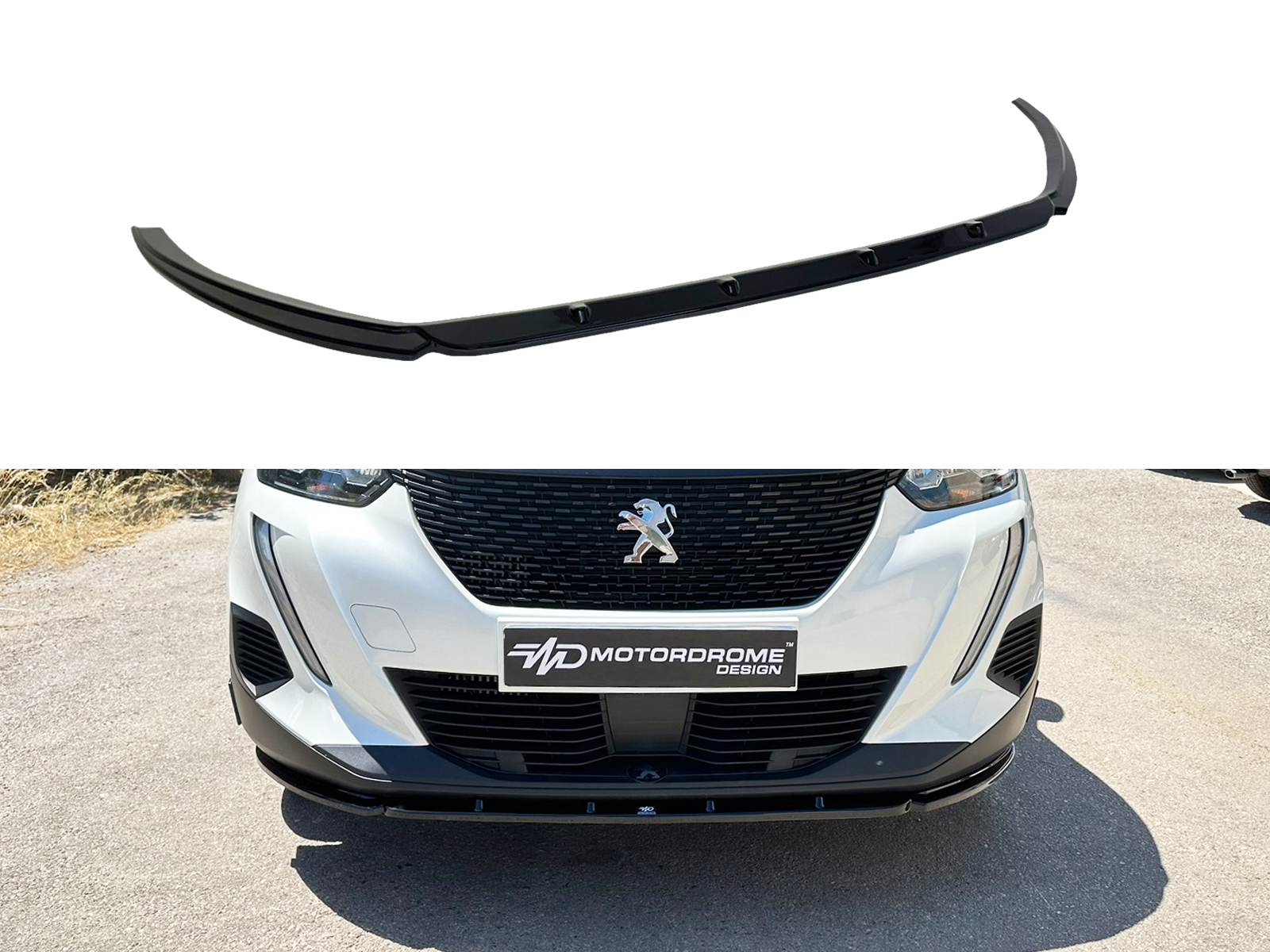 Front Splitter Peugeot 2008 Mk2 (2019-2023) Εμπρός Σπλίτερ Peugeot 2008 Mk2 (2019-2023)