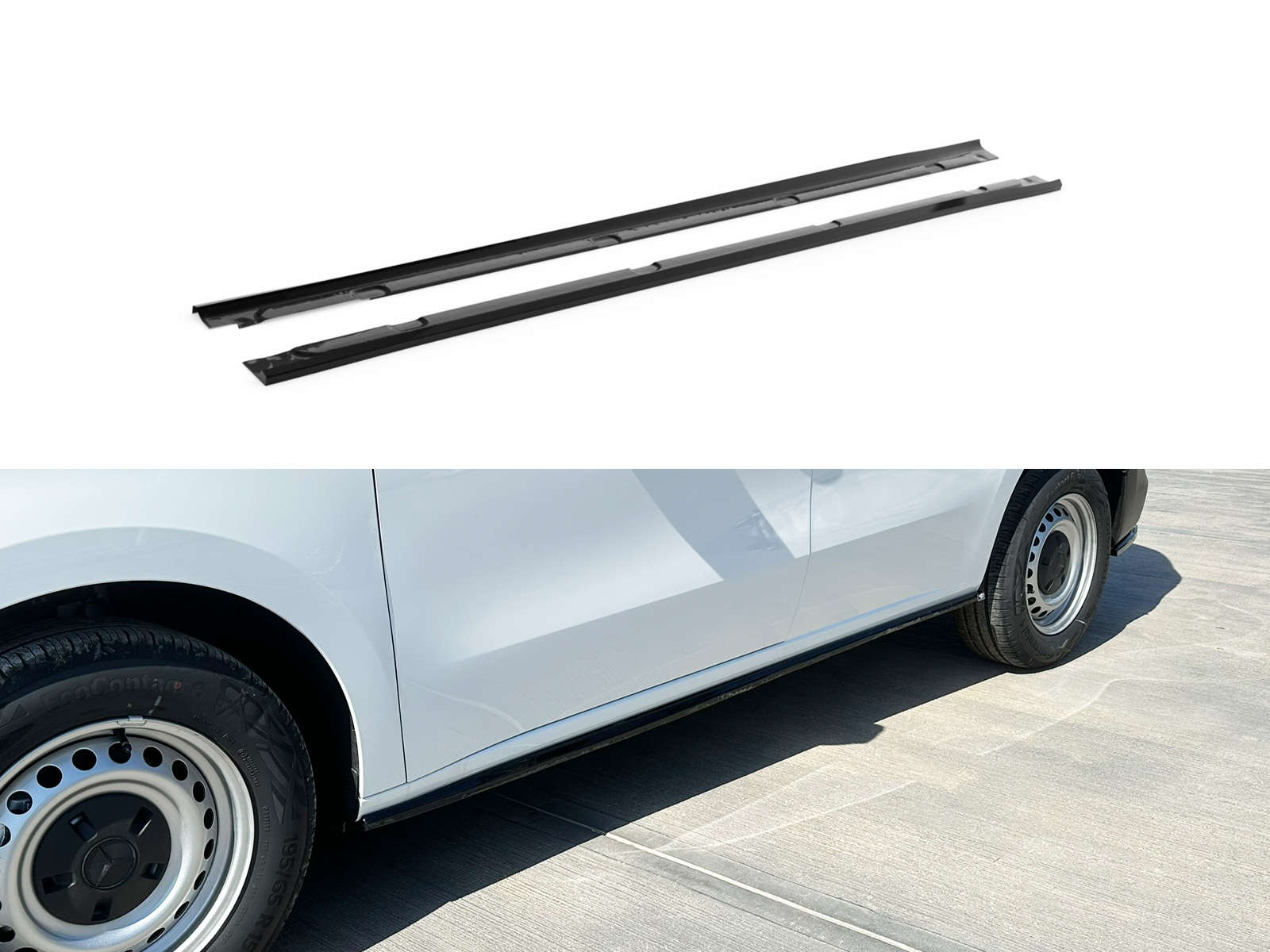 Side Skirts Extensions Mercedes Citan Mk2 (2021-) Επιπρόσθετα Μαρσπιέ Mercedes Citan Mk2 (2021-)
