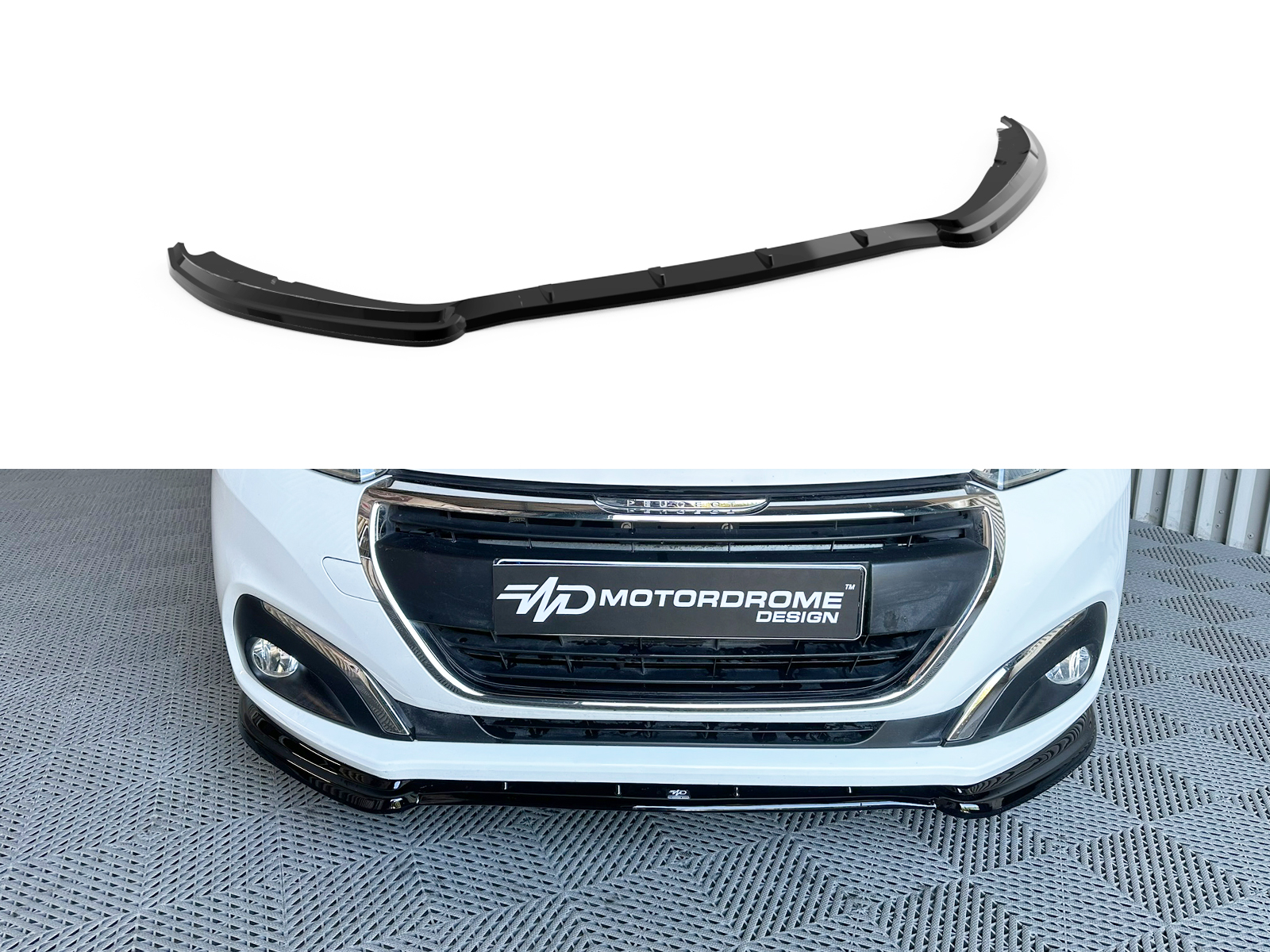 Front Splitter Peugeot 208 Mk1 Facelift (2015-2019) Εμπρός Σπλίτερ Peugeot 208 Mk1 Facelift (2015-2019)