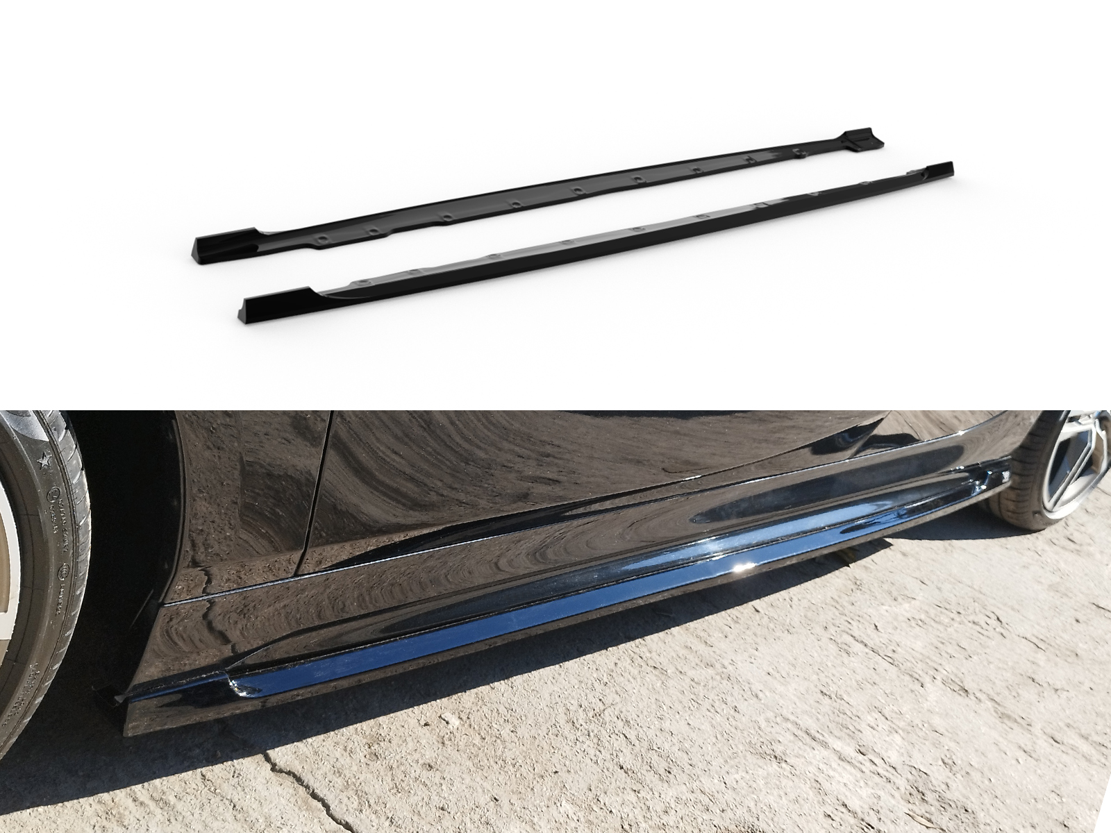 Side Skirts Extensions BMW 1 Series F40 M-Pack / M135i Επιπρόσθετα Μαρσπιέ BMW 1 Series F40 M-Pack / M135i