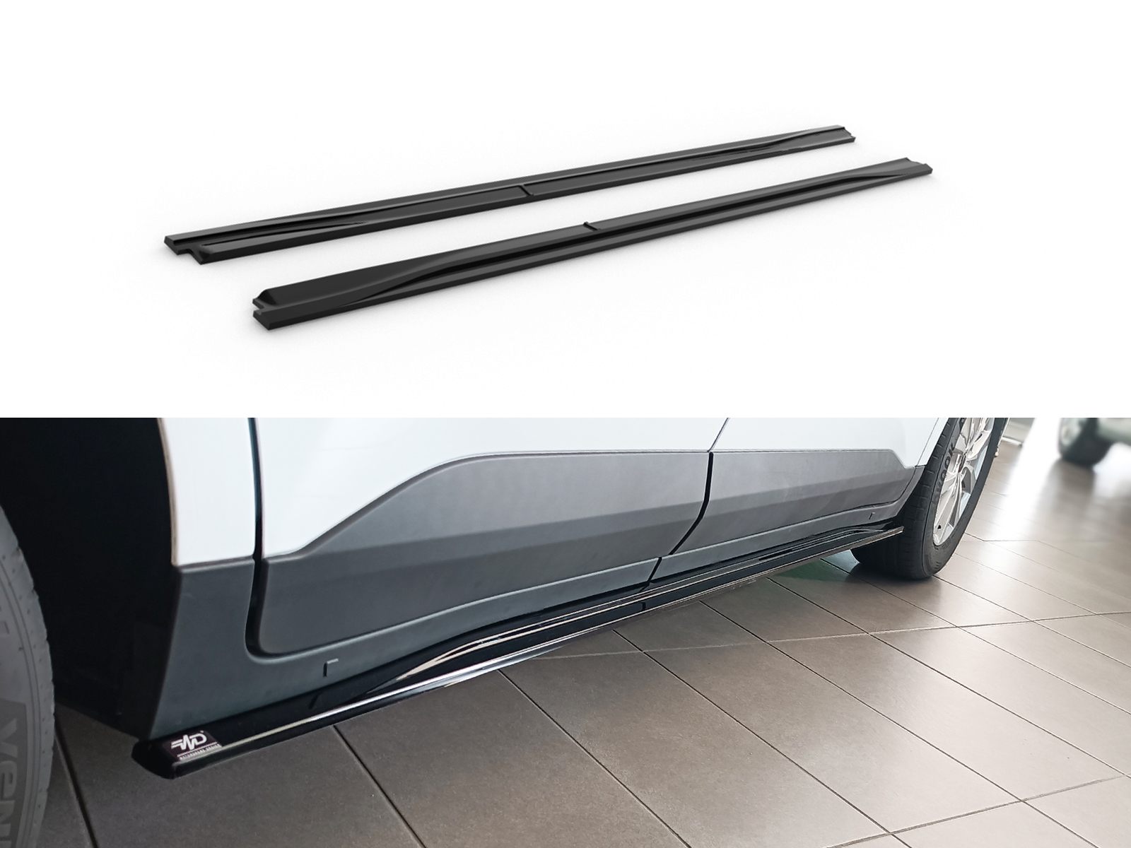 Side Skirts Extensions Ford Transit Courier Mk2 (2023-) Επιπρόσθετα Μαρσπιέ Ford Transit Courier Mk2 (2023-)
