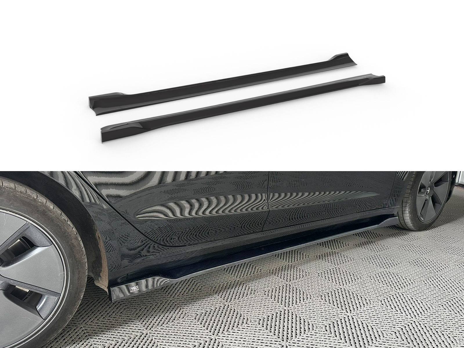 Side Skirts Extensions Tesla Model 3 Mk1 / Mk1 Facelift Επιπρόσθετα Μαρσπιέ Tesla Model 3 Mk1 / Mk1 Facelift