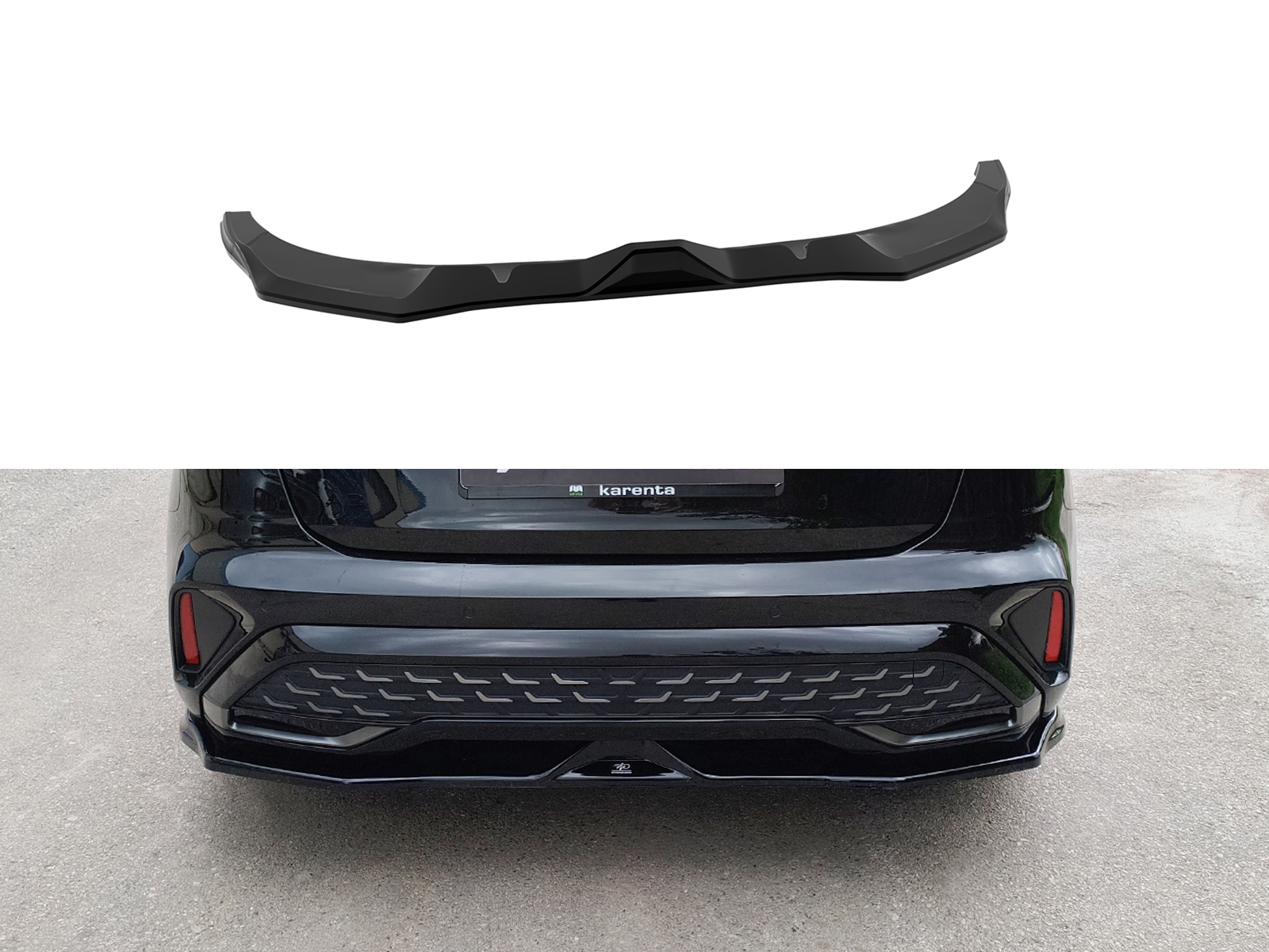 Rear Splitter Audi A3 S-Line 8Y Facelift Sportback Πίσω Σπλίτερ Audi A3 S-Line 8Y Facelift Sportback