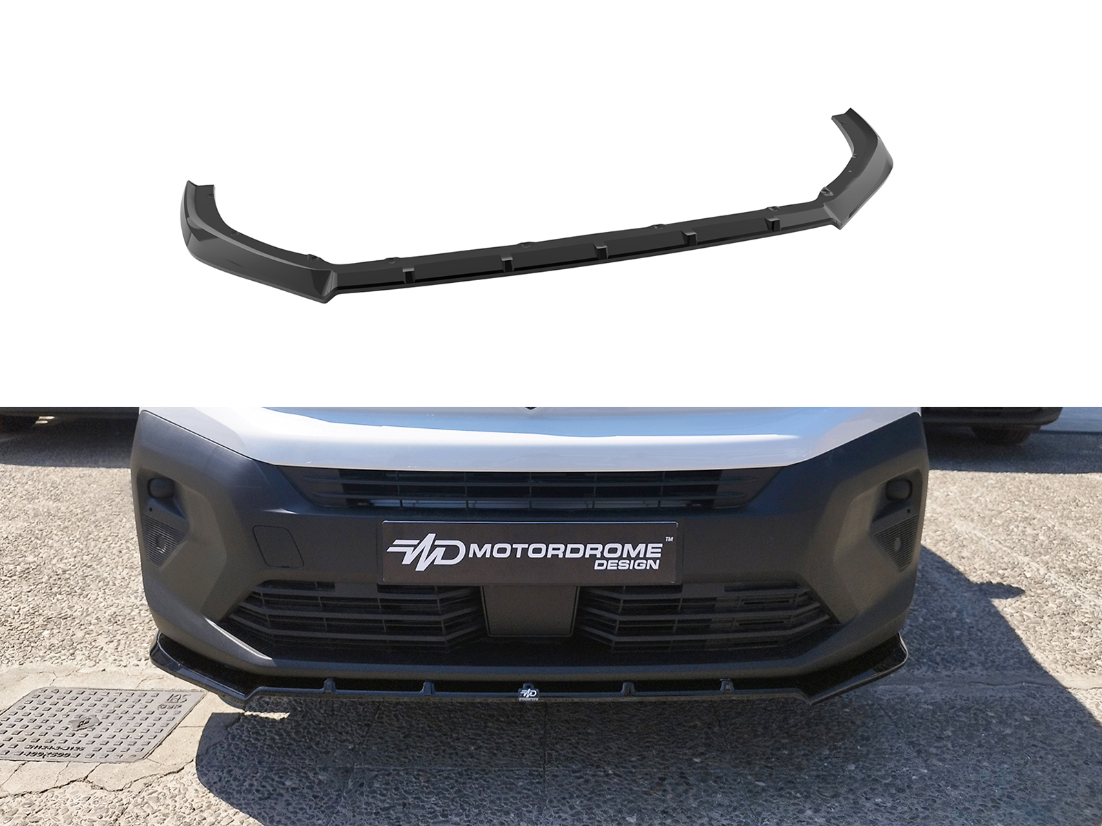 Front Splitter Citroen Berlingo L2 Mk3 Facelift / Peugeot Partner L2 Mk3 Facelift Εμπρός Σπλίτερ Citroen Berlingo L2 Mk3 Facelift / Peugeot Partner L2 Mk3 Facelift