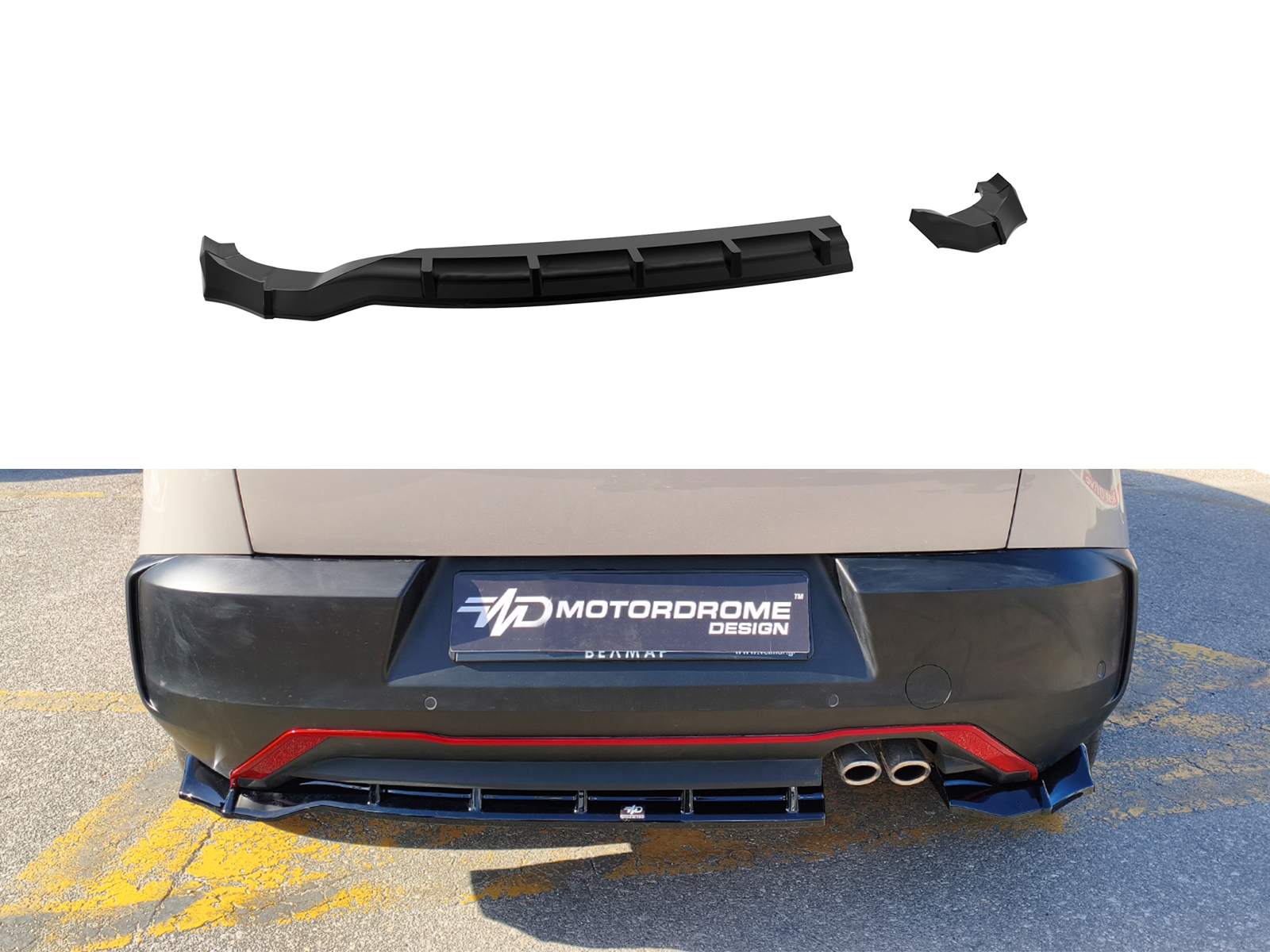 Rear Splitter Alfa Romeo Junior Πίσω Σπλίτερ Alfa Romeo Junior