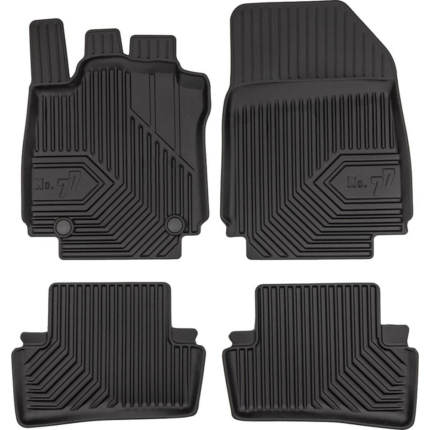 Πατάκια Αυτοκινήτου No77 Σκαφάκια για Renault Clio IV 2012-2020 3τμχ Frogum