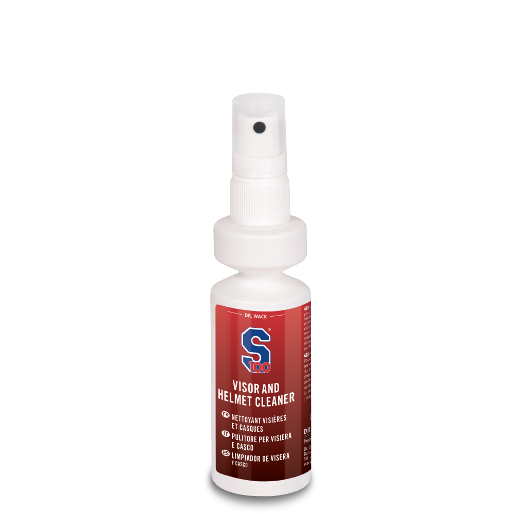 S100 Καθαριστικό κράνους & Ζελατίνας 100ml με πανί microfiber Dr. Wack S100 Καθαριστικό κράνους & Ζελατίνας 100ml με πανί microfiber Dr. Wack