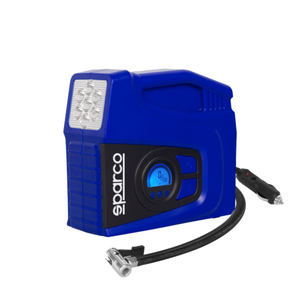Κομπρεσέρ 12V με LED 1τμχ Sparco Κομπρεσέρ 12V με LED 1τμχ Sparco