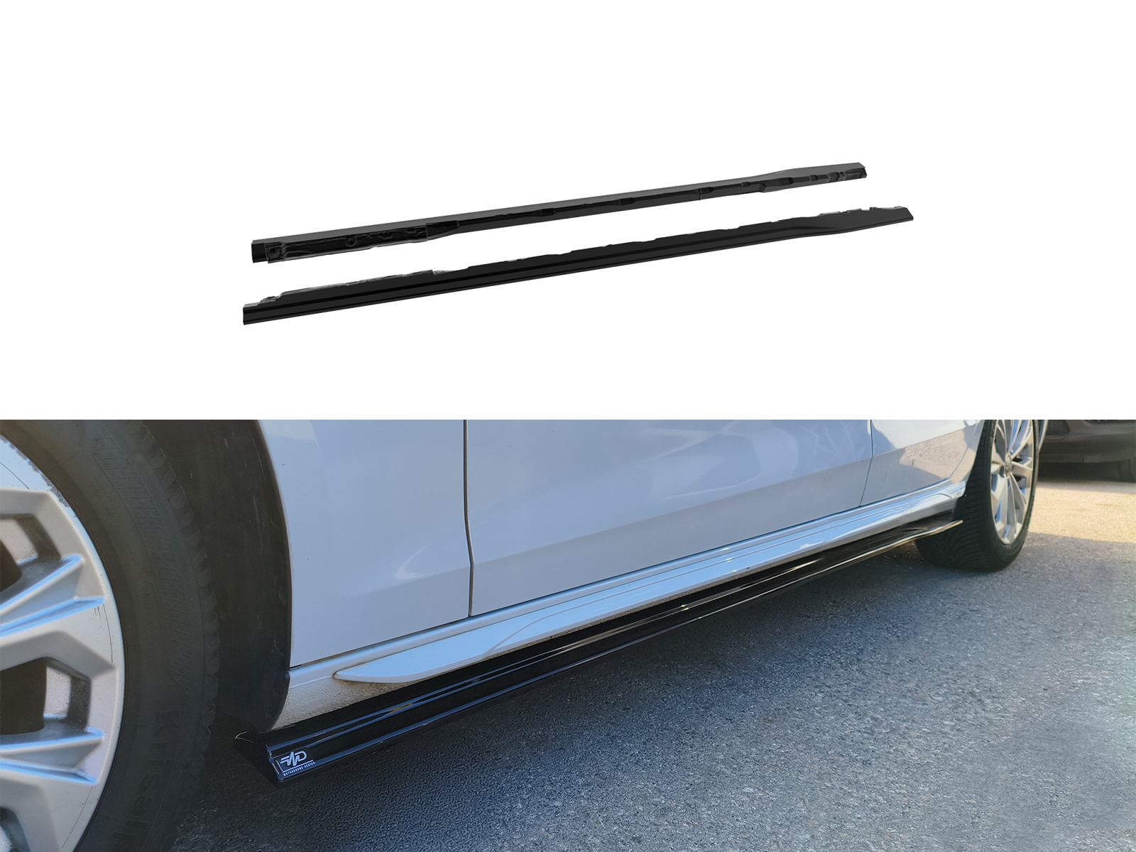 Side Skirts Extensions Audi A4 B9 Facelift Επιπρόσθετα Μαρσπιέ Audi A4 B9 Facelift
