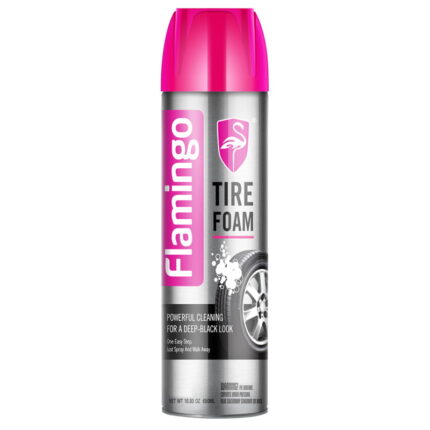 FLAMINGO Γυαλιστικό & Συντήρηση Ελαστικών – Αφρός 650ml