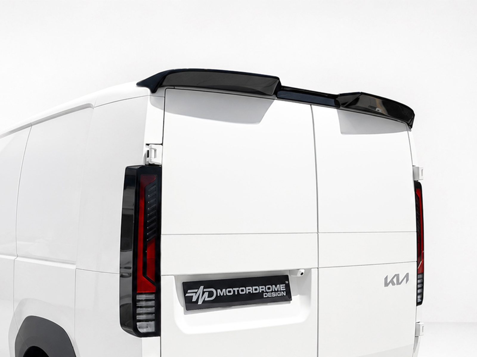 Roof Spoiler Barn Doors Kia PV5 Cargo Αεροτομή Οροφής Διπλή Πόρτα Kia PV5 Cargo