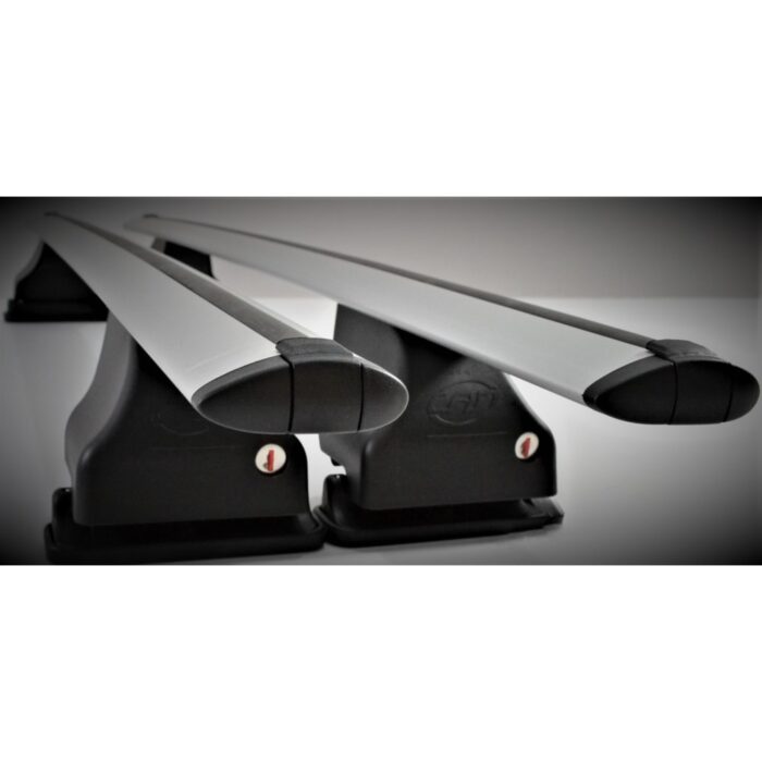 Σετ Μπάρες Οροφής Αλουμινίου με τα πόδια 130εκ για VW Golf 5 3D 2003-2009 2τμχ Totus Fly Cam