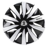 Τάσια Τροχών Lazio 15" μαύρο- ασημί 4τμχ Sparco