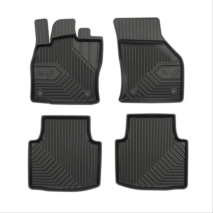 Πατάκια Αυτοκινήτου No77 Σκαφάκια για Skoda Superb 2015-2024 4τμχ Frogum
